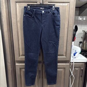 The Limited Women’s jeans, size 8, GUC, stretch dark blue denim.
